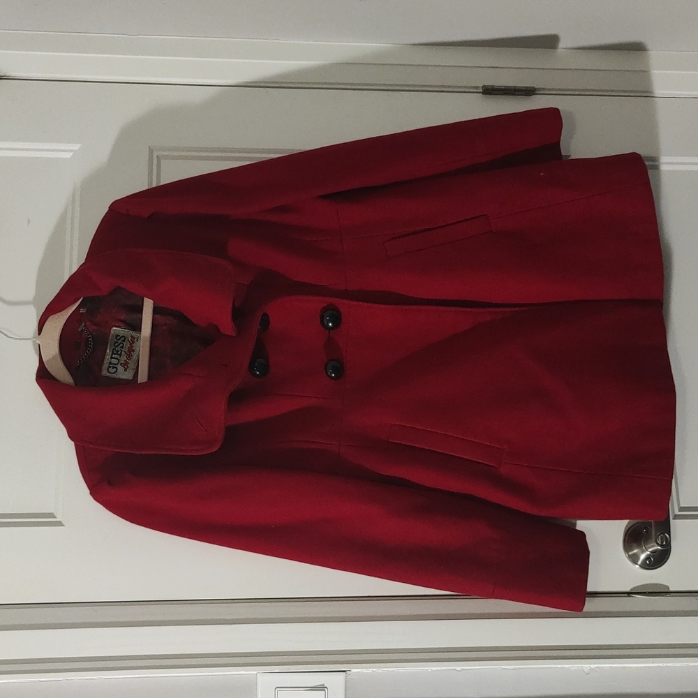 Pea coat guess vintage large